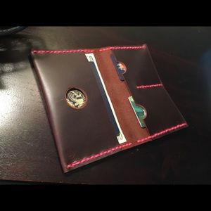 Handmade Leather Minimalist Passport/Wallet